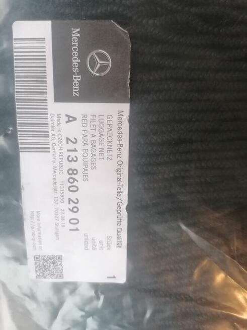 W213 Nowa siatka bagaznika