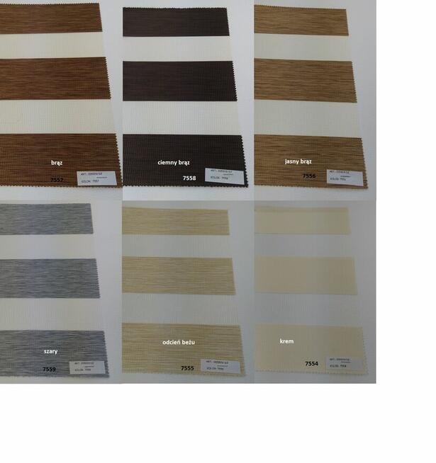 TKANINA materiał do rolety DZIEŃ NOC structure 300