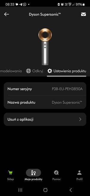 Suszarka Dyson Supersonic HD08
