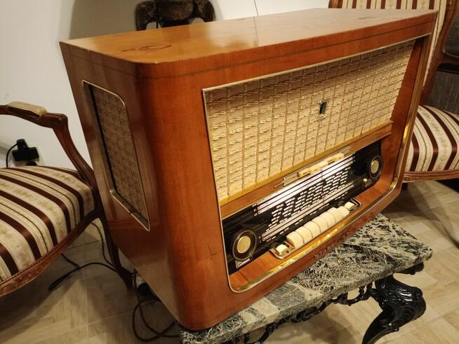 Zabytkowe Radio Lampowe RFT Super Diamant Vintage