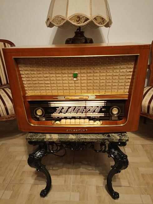 Zabytkowe Radio Lampowe RFT Super Diamant Vintage