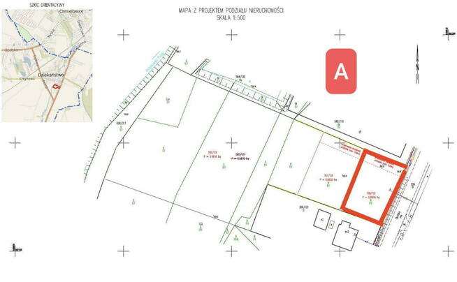 Działka rolno-budowlana Dziekaństwo gm. Komprachcice, Opolska
