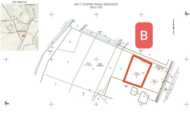 Działka rolno-budowlana Dziekaństwo gm. Komprachcice, Opolska