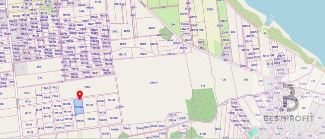 Działka inwestycyjna Jezierzany gm. Postomino, Nadmorska