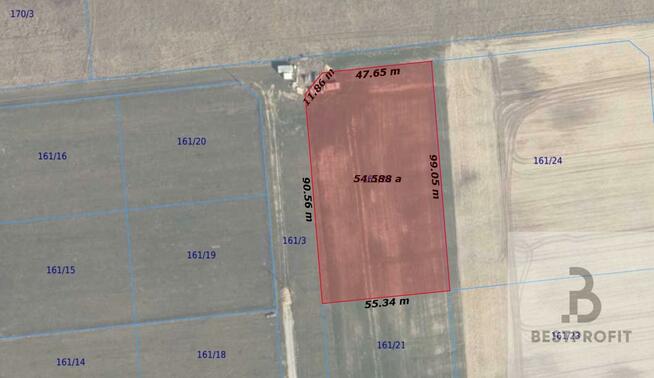 Działka inwestycyjna Jezierzany gm. Postomino, Nadmorska