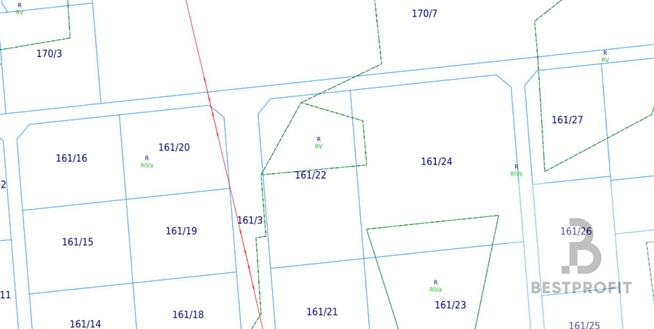 Działka inwestycyjna Jezierzany gm. Postomino, Nadmorska
