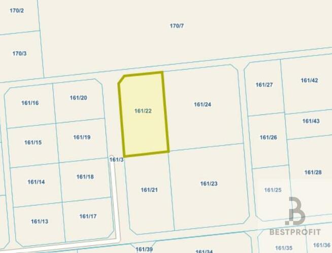 Działka inwestycyjna Jezierzany gm. Postomino, Nadmorska