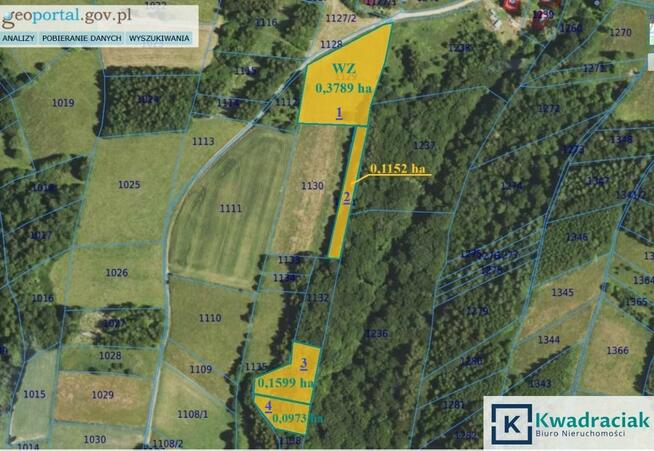 Działka rolna Nozdrzec,