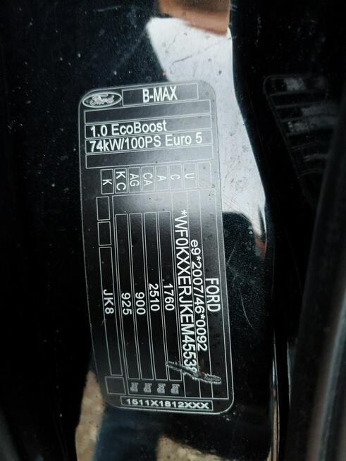 Ford B-Max 2015*Benzyna*Nowy rozrząd