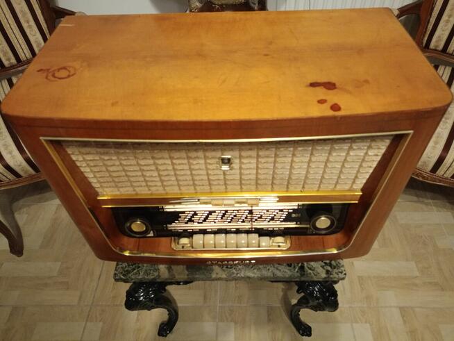 Zabytkowe Radio Lampowe RFT Super Diamant Vintage