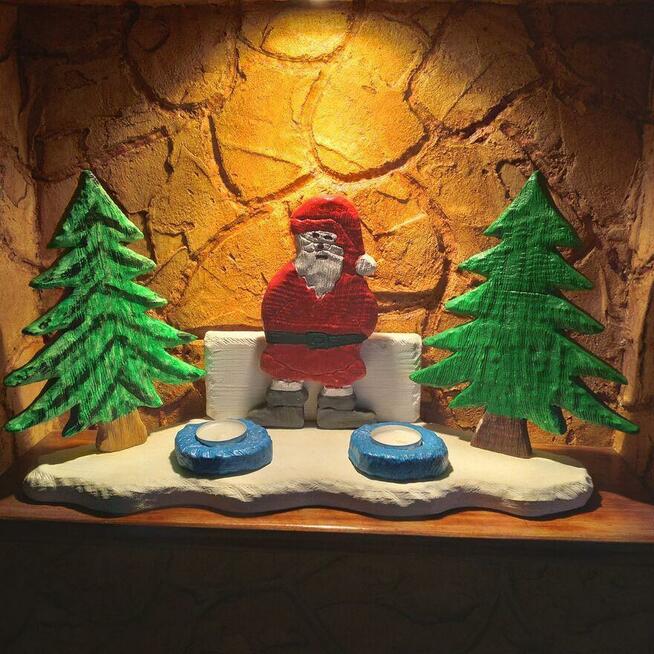 Świeczniki świąteczne