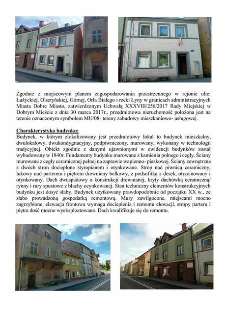 Syndyk sprzeda udział w lokalu mieszkalnym w Dobrym Mieście