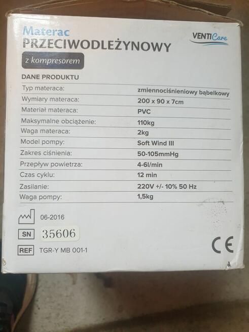 Materac Przeciwodleżynowy