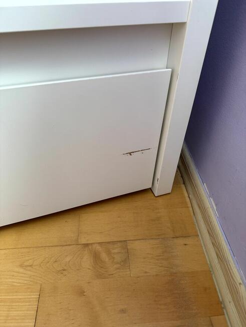 łóżko z szufladami w domrym stanie