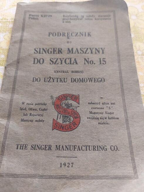 Maszyna do szycia z 1927 r