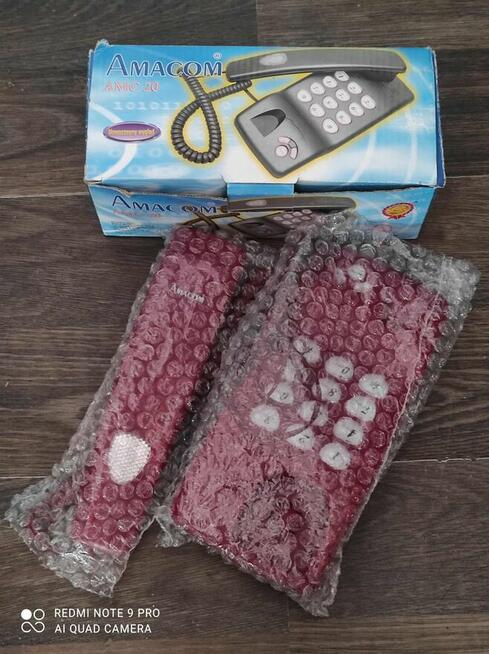 OKAZJA! ANTYK! Stacjonarny przewodowy telefon AMACOM AMC-20