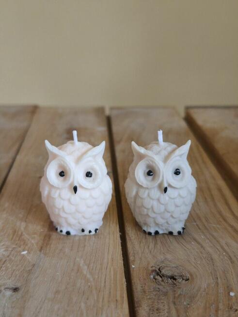 Świeczki sojowe - Sówki