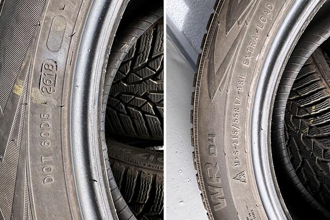 Nokian WR D4 M+S 215/55 R17 98H XL opony zimowe kpl