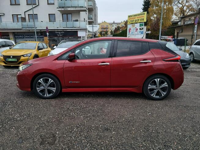 Nissan Leaf Tekna Czerwony metalik BOSE LED Skóra Kamera Komfort i styl BDB SOH80%