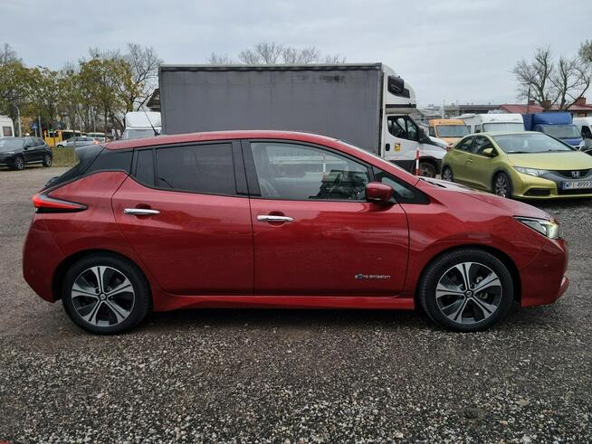 Nissan Leaf Tekna Czerwony metalik BOSE LED Skóra Kamera Komfort i styl BDB SOH80%