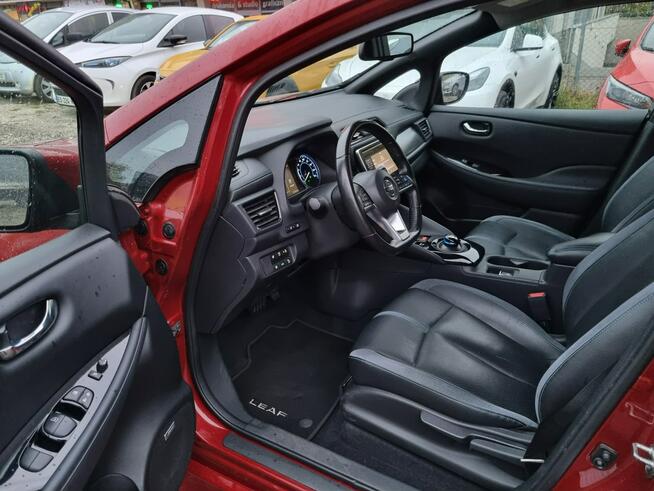 Nissan Leaf Tekna Czerwony metalik BOSE LED Skóra Kamera Komfort i styl BDB SOH80%