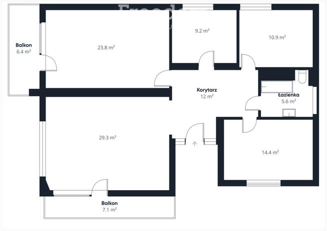 Duży dom z garażem i ogrodem