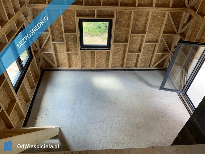 NOWY DOM CAŁOROCZNY Z ANTRESOLĄ i TARASEM - 50 km od Warszawy