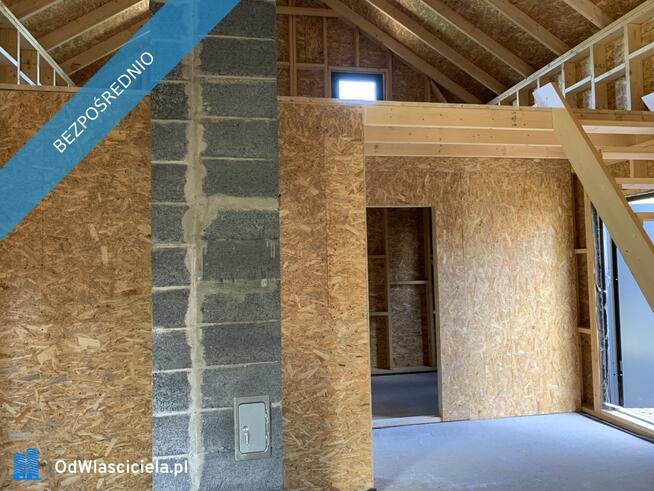 NOWY DOM CAŁOROCZNY Z ANTRESOLĄ i TARASEM - 50 km od Warszawy