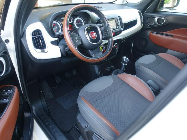 Fiat 500L 1,4i Navi Półskóra Klimatronik Alu Opłacony rej.2015 VIP Gwarancja