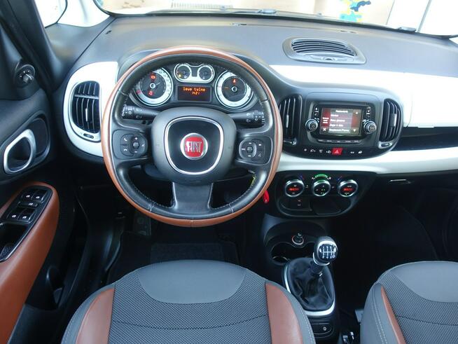 Fiat 500L 1,4i Navi Półskóra Klimatronik Alu Opłacony rej.2015 VIP Gwarancja