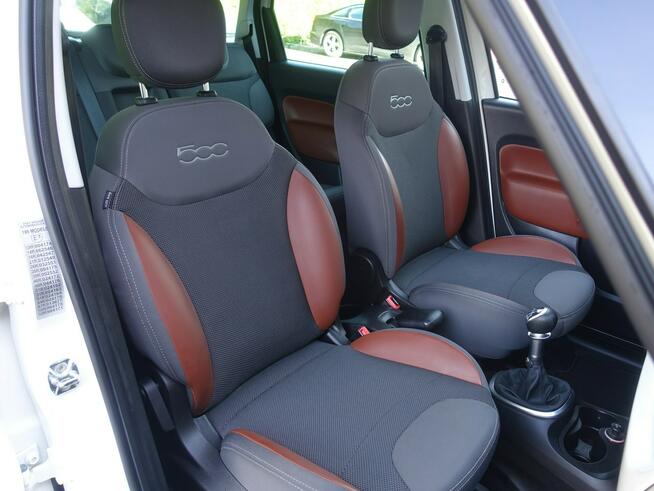 Fiat 500L 1,4i Navi Półskóra Klimatronik Alu Opłacony rej.2015 VIP Gwarancja