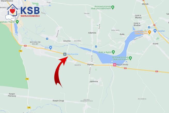 Działka budowlana - 2000m2 - Kuczów