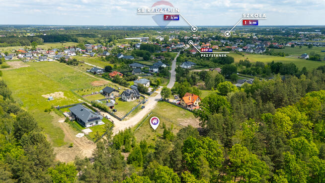 Duża piekna działka przy Puszczy Słupeckiej