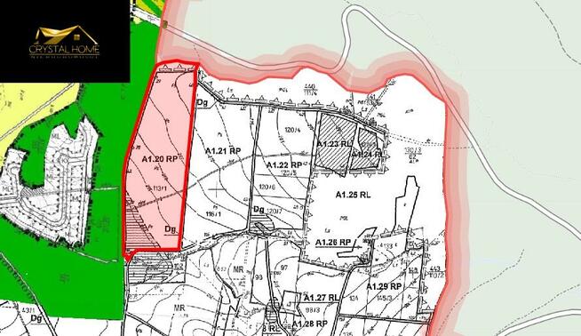 Działka rolna Tąpadła gm. Marcinowice