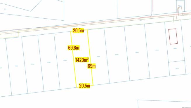 Działka budowlana Zborowskie gm. Ciasna, Dolna