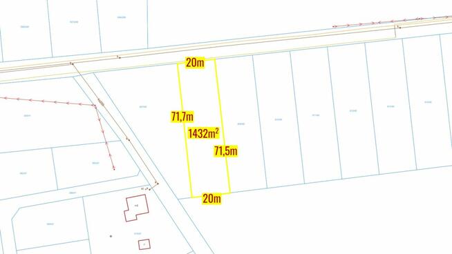 Działka budowlana Zborowskie gm. Ciasna, Dolna