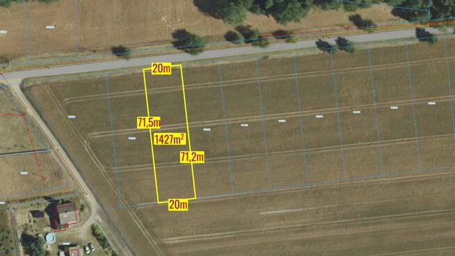 Działka budowlana Zborowskie gm. Ciasna, Dolna