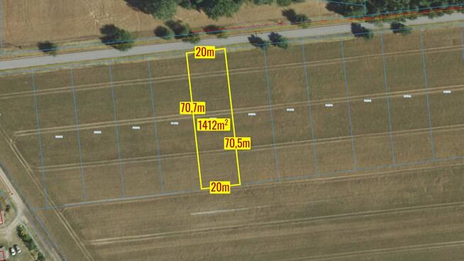 Działka budowlana Zborowskie gm. Ciasna, Dolna