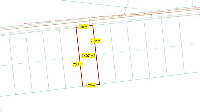 Działka budowlana Zborowskie gm. Ciasna, Dolna