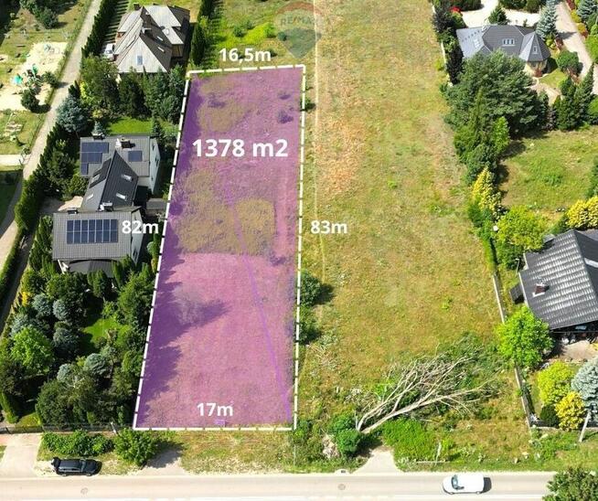 Działka 1378 m² – Leśniakowizna k. Wołomina