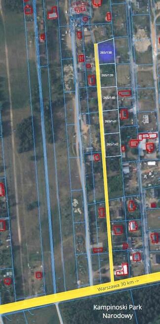 Działka budowlana 1000m2, Nowe Grochale