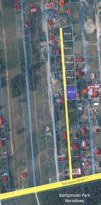 Działka budowlana 1007m2, Nowe Grochale