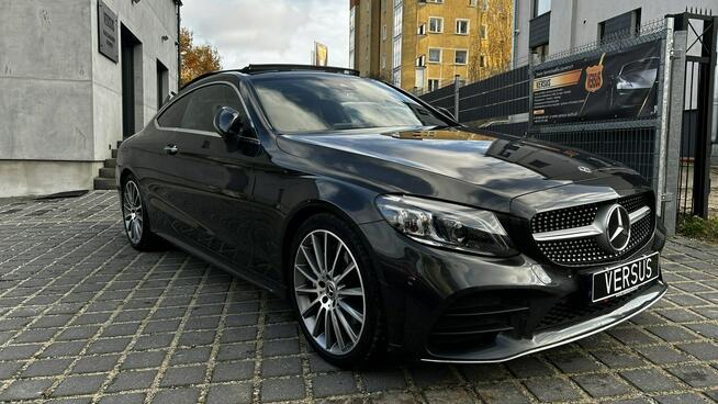 Mercedes C 220 C Coupe Lift 220D195KM Virtual Panorama Burmester Full Led Kamery 360