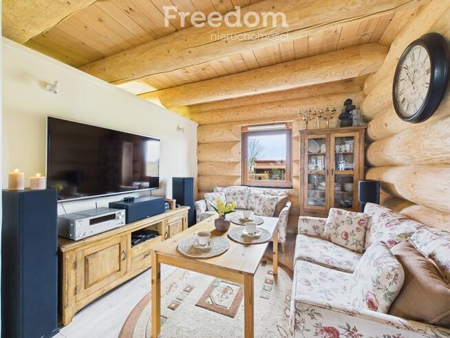 Dom z bali 150m² oraz duża działka 4 ha