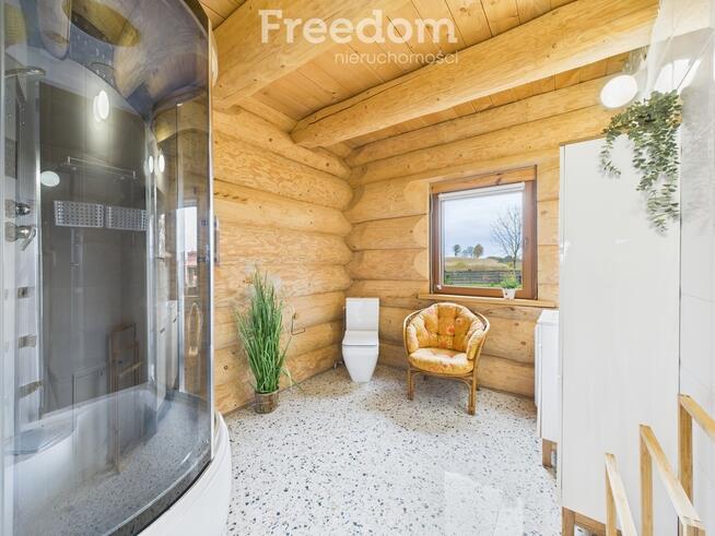 Dom z bali 150m² oraz duża działka 4 ha