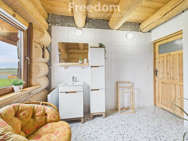 Dom z bali 150m² oraz duża działka 4 ha