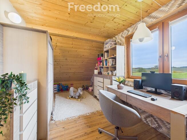 Dom z bali 150m² oraz duża działka 4 ha