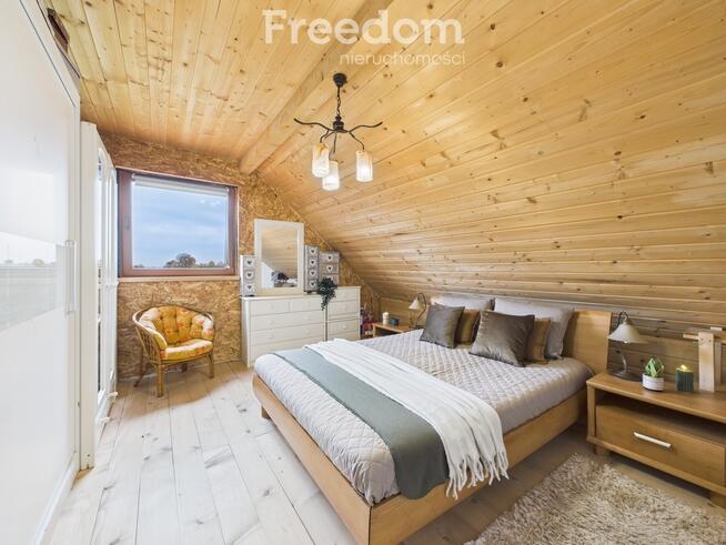 Dom z bali 150m² oraz duża działka 4 ha