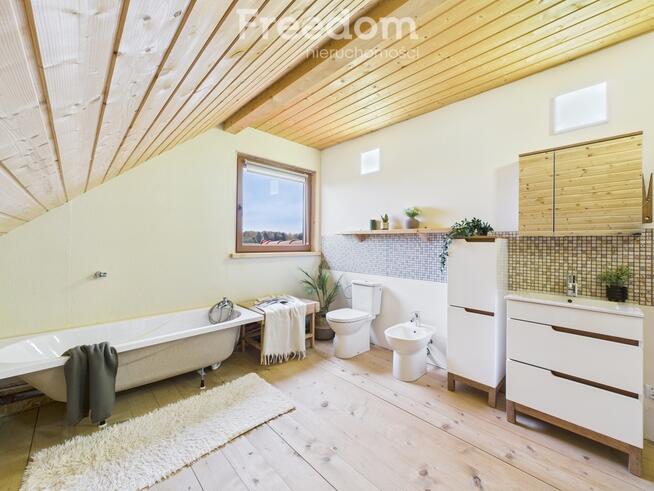 Dom z bali 150m² oraz duża działka 4 ha