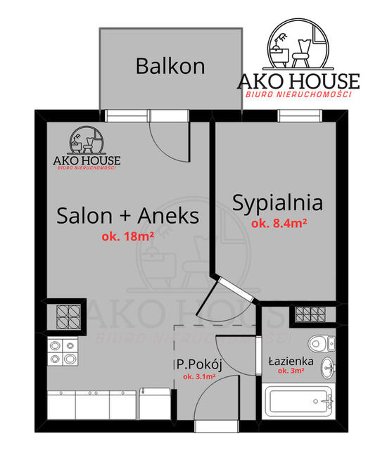 Przytulne 2 pokoje w Wasilkowie | Balkon + piwnica